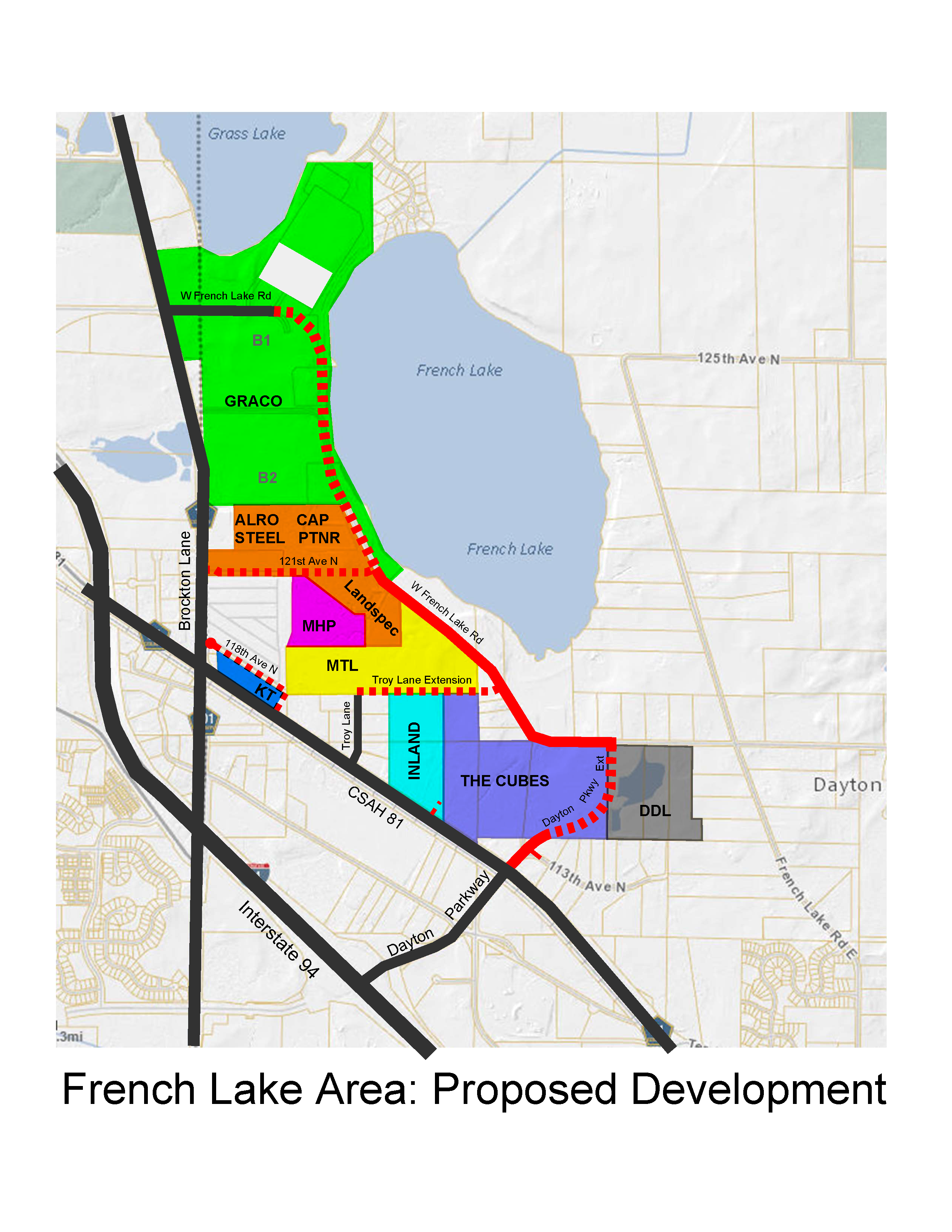 French Lake Area – Proposed Development